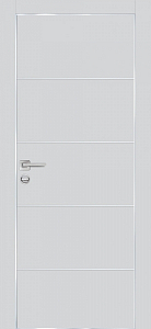 Товар Межкомнатная дверь PX-12  AL кромка с 4-х ст. Сапфир матовый
