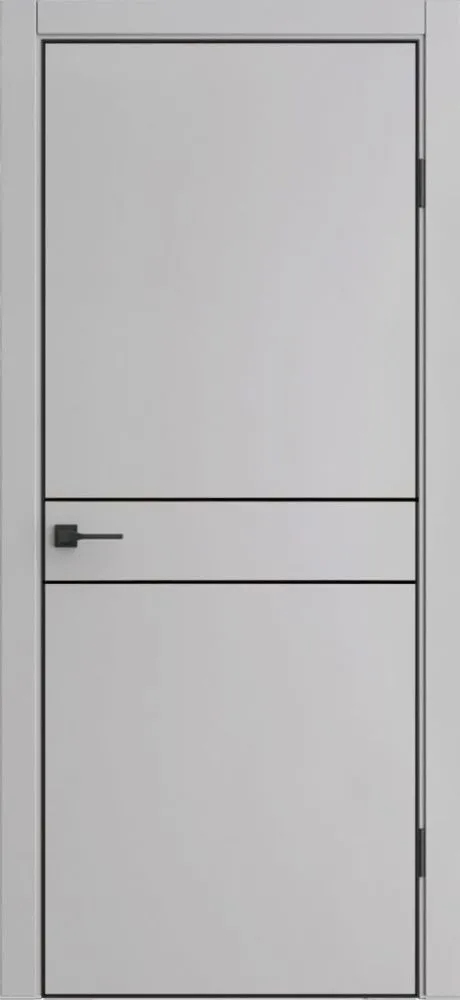 Фото Межкомнатная дверь ДП-52 (Silver gray)